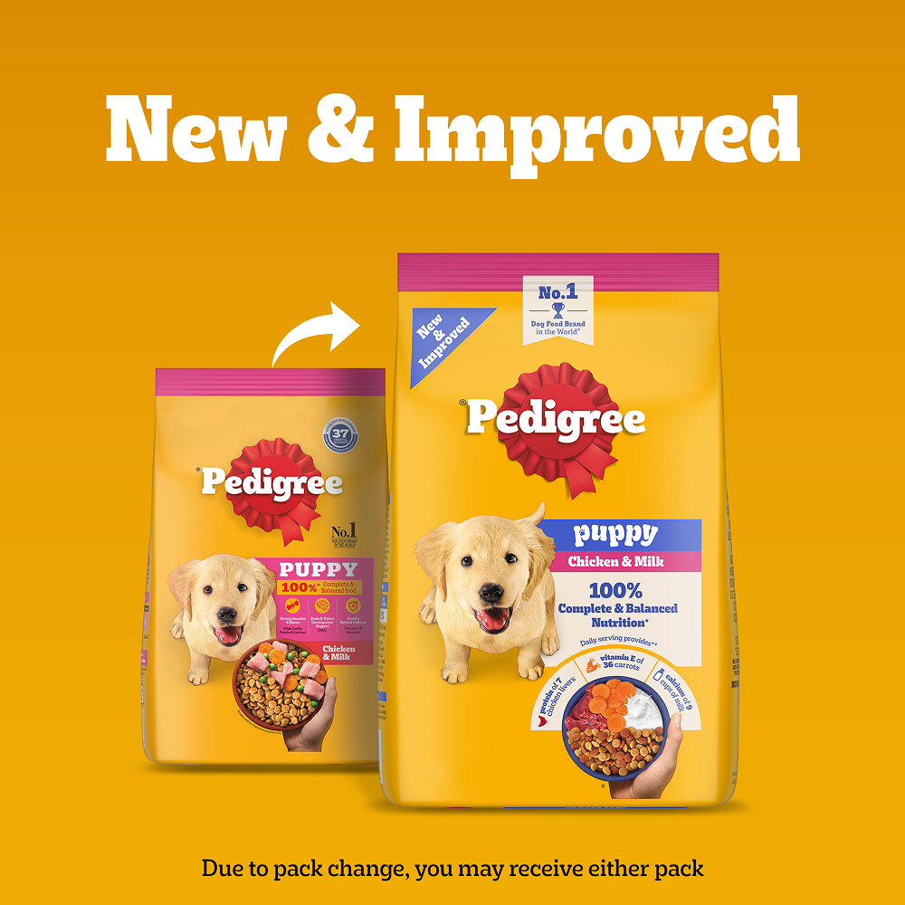 Pedigree Chicken and Milk Puppy Dog Dry Food Dogs- Dry Food Pedigree