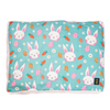 Skatrs Bunny Bloom Flat Bed for Dogs & Cats (Light Blue) Both-Bedding, Mats & Travel Supplies Skatrs