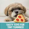 Talking Dog Club Pizza with Perrier Party Combo Plush Toy for Dogs (Red and Green) Dogs-Toys Talking Dog Club Dropship