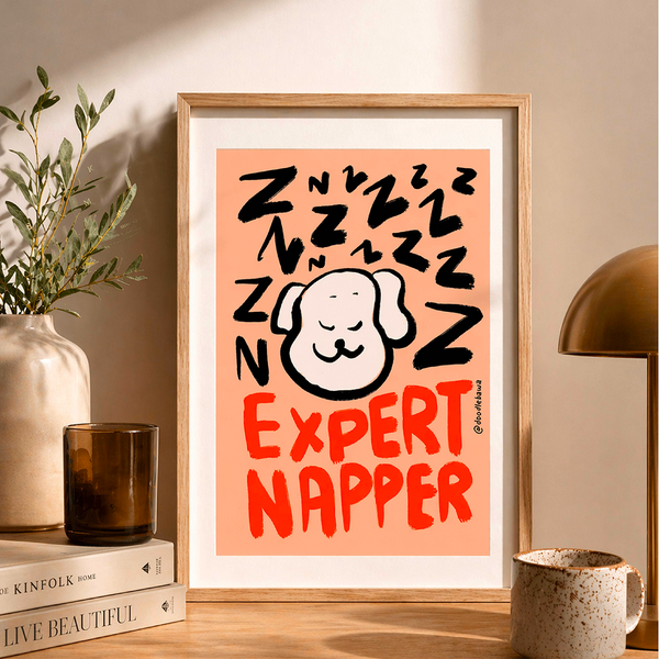 Doodlebawa Dog Life Cool Art Poster (Set of 4)
