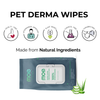 Moe Puppy Aloe Vera & Cucumber 100% Biodegradable Drema Wipes for Dogs and Cats Both-Grooming Supplies Moe Puppy
