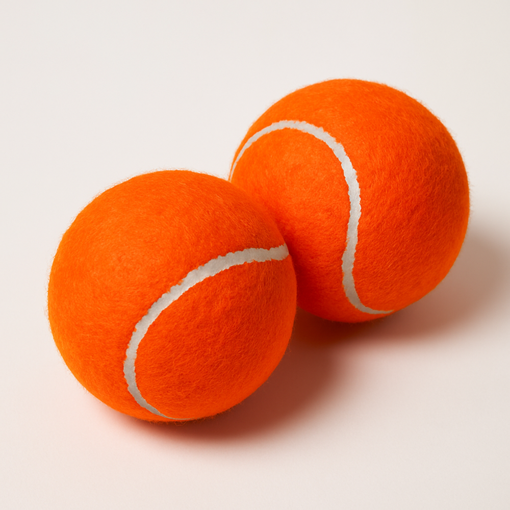 Talking Dog Club Tennis Ball Toy for Dogs (Orange) Dogs-Toys Talking Dog Club Dropship Pack of 2