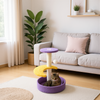 FurryLiving Astra 3Level Cat Tree for Cats & Kittens with Scratching Post and Hanging Toy for Cats Cats-Toys FurryLiving Dropship