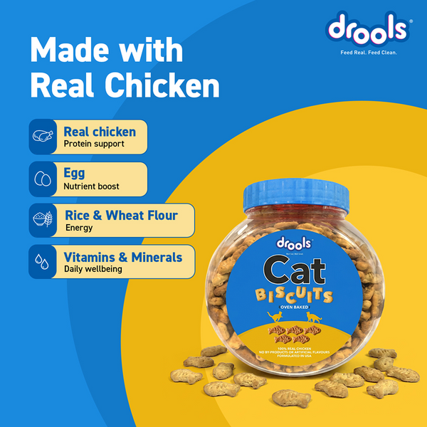 Drools Biscuit Cat Treat (110g)