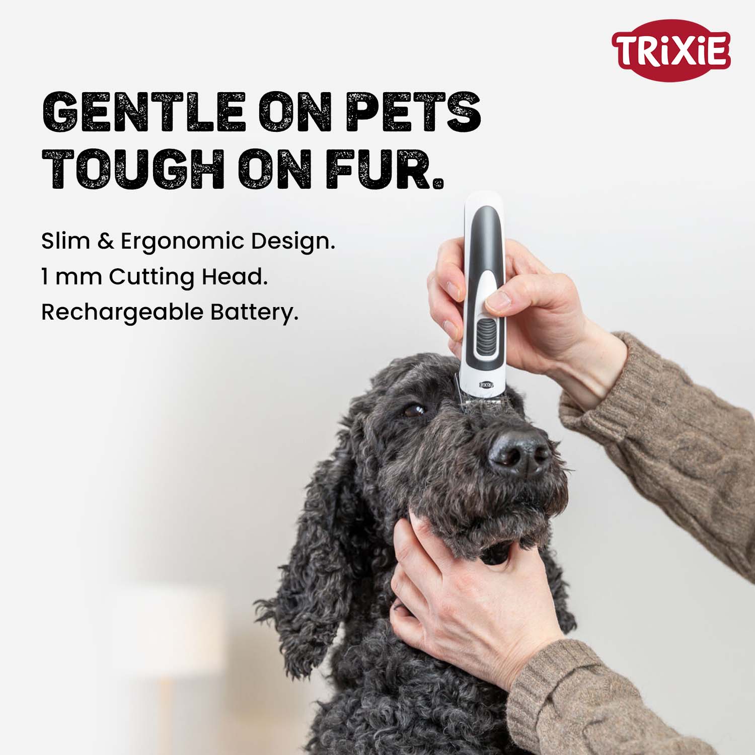 Trixie TR500 Slim Cordless Hair Clipper for Dogs and Cats Both-Grooming Supplies Trixie