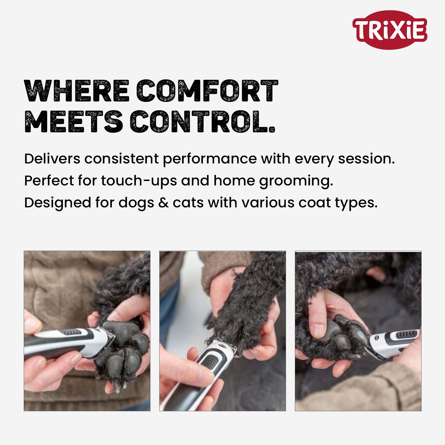 Trixie TR500 Slim Cordless Hair Clipper for Dogs and Cats Both-Grooming Supplies Trixie