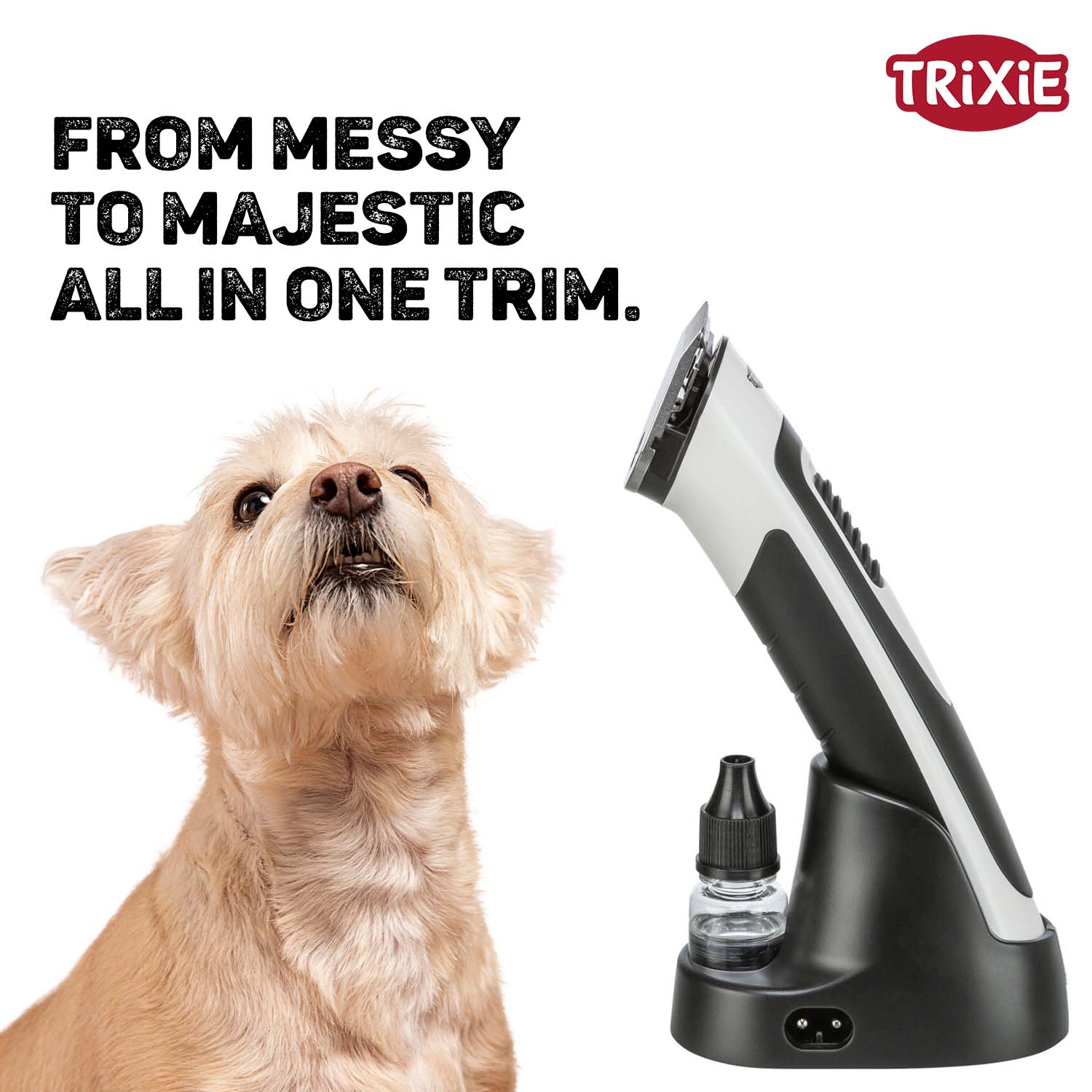 Trixie TR500 Slim Cordless Hair Clipper for Dogs and Cats Both-Grooming Supplies Trixie