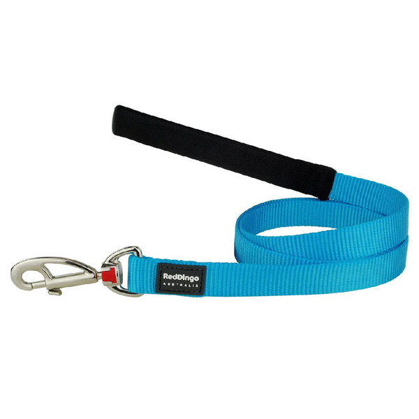 Red Dingo Classic Leash For Dogs (Turquoise)