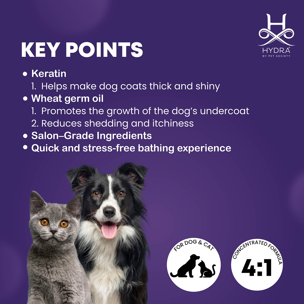 Hydra Groomers Fluffy or Double Coat Volumizing Shampoo for Cats & Dogs Both-Grooming Supplies Hydra Groomers