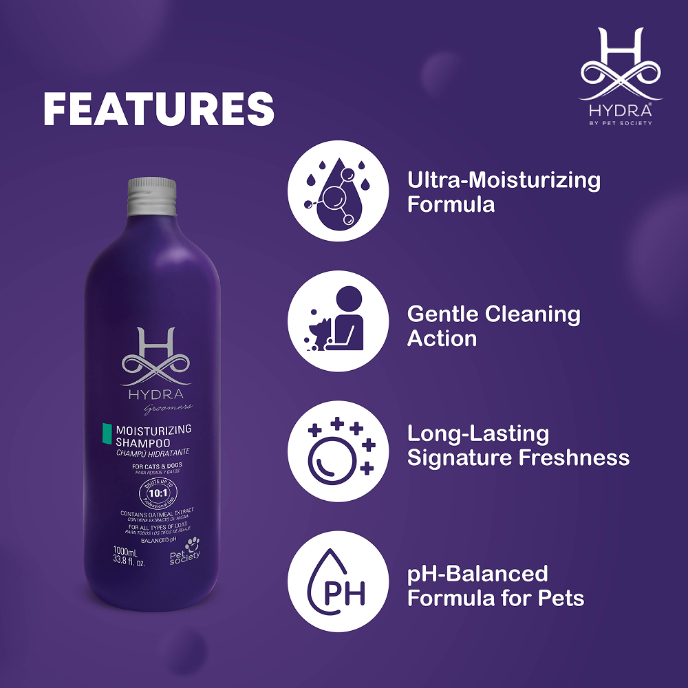 Hydra Groomers Champu Hidratante Moisturizing Shampoo for Cats & Dogs Both-Grooming Supplies Hydra Groomers