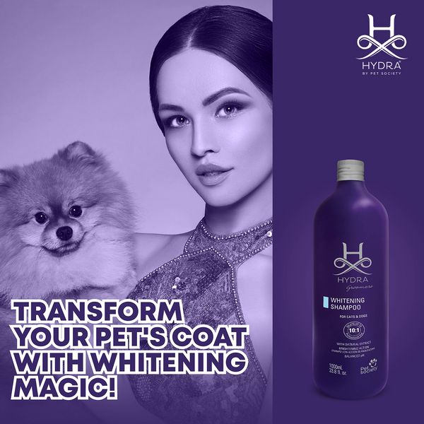 Hydra Groomers Oatmeal Extract Whitening Shampoo for Cats & Dogs