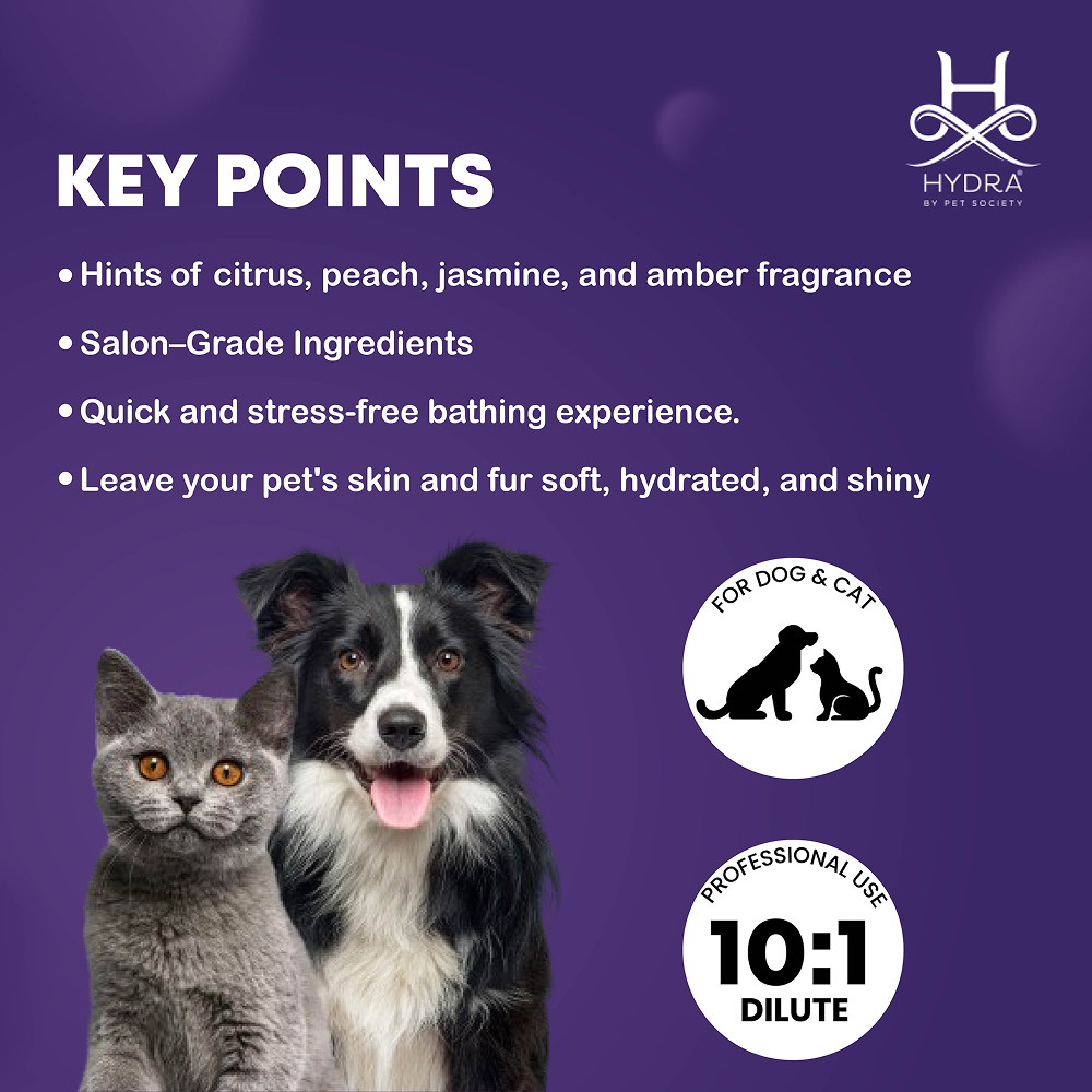 Hydra Groomers Oatmeal Extract Odor Neutralizing Shampoo for Cats & Dogs Both-Grooming Supplies Hydra Groomers