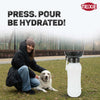Trixie Travel Bottle with Bowl for Dogs and Cats (Black) Both-Bowls & Feeders Trixie