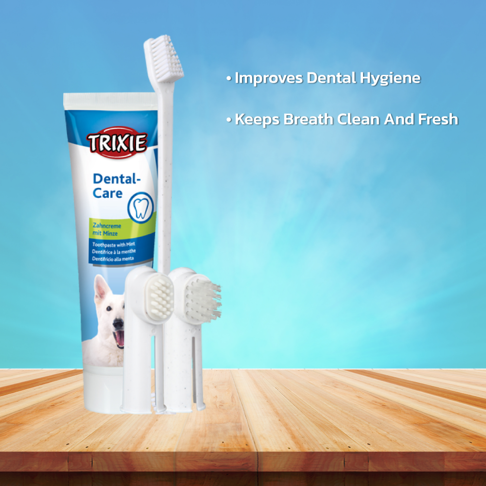 Trixie Dental Hygiene Kit for Dogs Dogs-Health & Wellness Trixie
