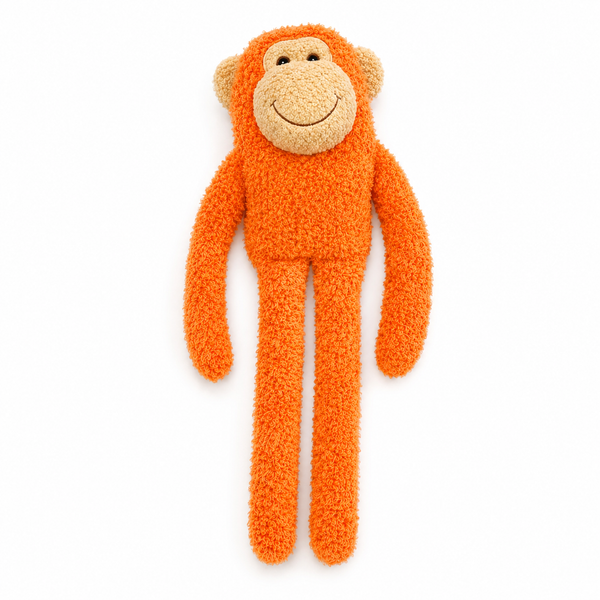 Talking Dog Club Monkey Trouble Reinforced Fabric Plush & Rope Toy for Dogs