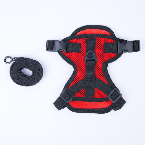 Skatrs Harness with Leash for Cats (Red) Cats-Collar, Leashes, harnesses Skatrs