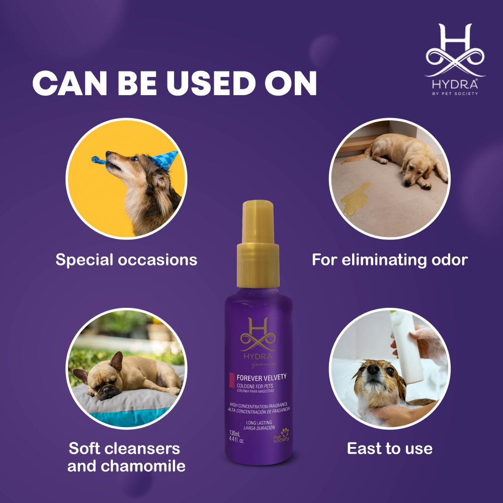 Hydra Groomers Forever Velvety Cologne for Dogs and Cats Both-Grooming Supplies Hydra Groomers