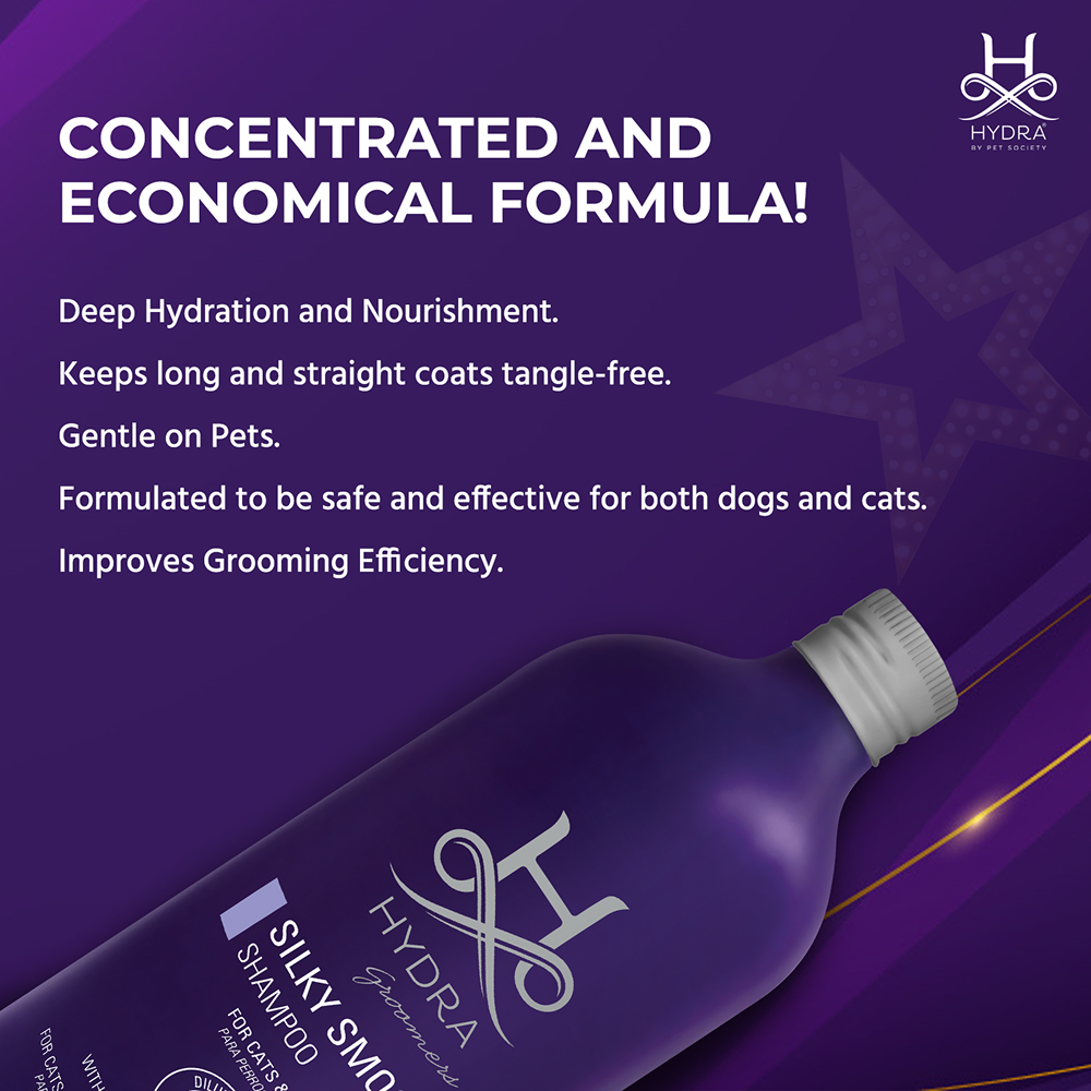 Hydra Groomers Silky Smooth Shampoo for Cats & Dogs Both-Grooming Supplies Hydra Groomers