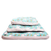 Skatrs Bunny Bloom Flat Bed for Dogs & Cats (Light Blue) Both-Bedding, Mats & Travel Supplies Skatrs