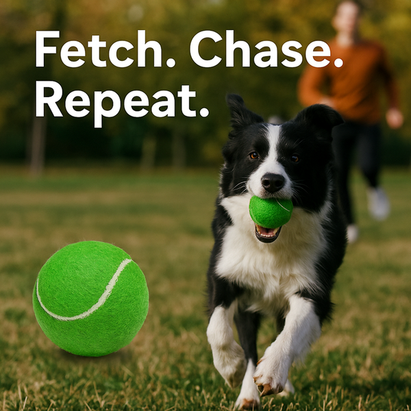 Talking Dog Club Tennis Ball Toy for Dogs (Green)