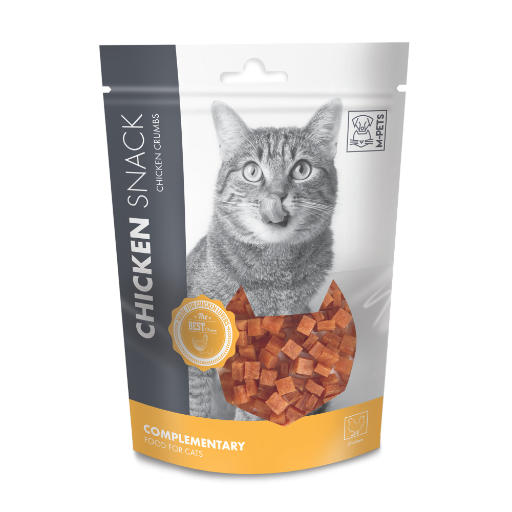 M PETS Chicken Crumbs Treats for Cats Cats-Treats & Others M Pets 80g