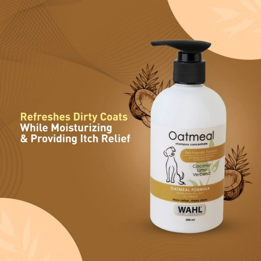 Wahl Oatmeal Shampoo for Dogs (Coconut Lime Verbana) Dogs-Grooming Supplies Wahl