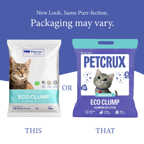 Petcrux Eco Clump Bentonite Unscented Cat Litter