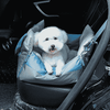 Barkbutler x Fofos Car Seat Carrier for Dogs and Cats (Grey/Blue)