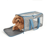 Barkbutler x Fofos Standard Carrier for Dogs and Cats (Grey/Blue) Both-Bedding, Mats & Travel Supplies Barkbutler