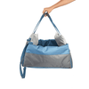Barkbutler x Fofos Car Seat Carrier for Dogs and Cats (Grey/Blue)