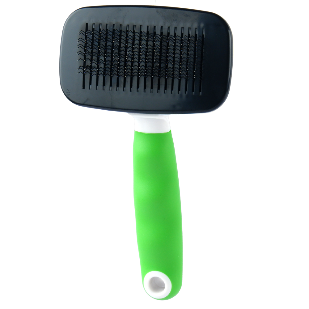 Wahl Self Cleaning Slicker Brush for Pets (Green) Both-Grooming Supplies Wahl S