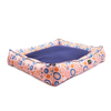 Skatrs Floral Bed for Dogs & Cats (Pink/Blue) Both-Bedding, Mats & Travel Supplies Skatrs