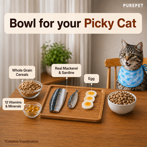 Purepet Mackerel Adult Cat Dry Food