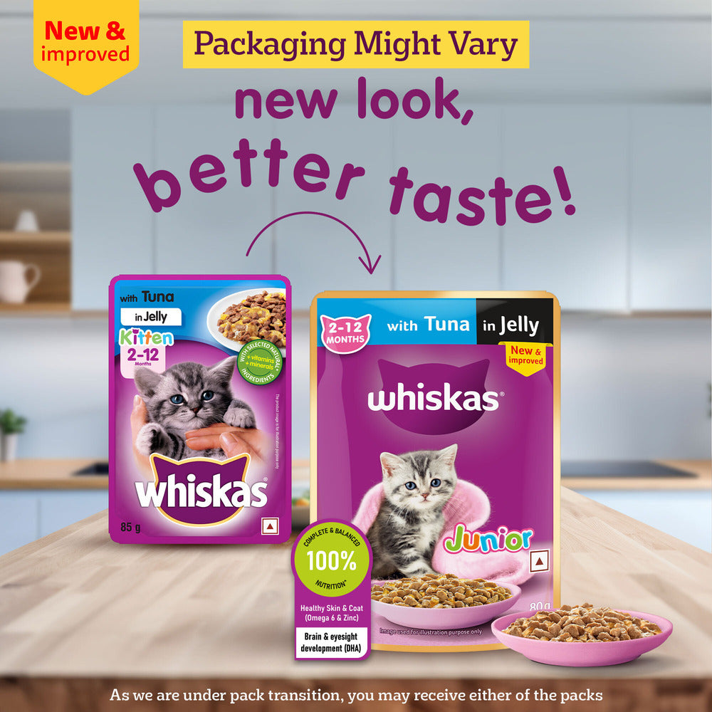 Sheba Chicken Loaf and Whiskas Tuna in Jelly Kitten Cat Wet Food Combo Exclusive Combo Exclusive Combo