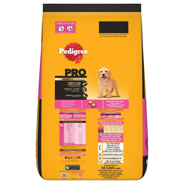 Pedigree PRO Expert Nutrition for Large Breed Puppy(3 to 18 Months) Dry Food