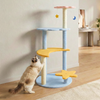 FurryLiving Luna Tree Multi Level with Scratching Posts and Hanging Toy for Cat Cats-Toys FurryLiving Dropship
