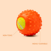 Kibbo Non Toxic Tennis Rubber Ball Chew Toy for Dogs and Cat (Orange) Both-Toys Kibbo