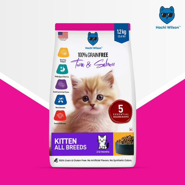 Hachi Wilson Premium Tuna and Salmon Kitten Dry Food
