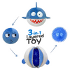 Talking Dog Club 3 in 1 Pop a Shark Bouncy Chew Toy for Dogs (Blue) Dogs-Toys Talking Dog Club Dropship