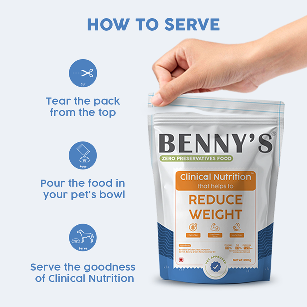Benny's Bowl Clinical Nutrition for Weight Reduction Dog Wet Food Dogs-Fresh Food Bennys Bowl