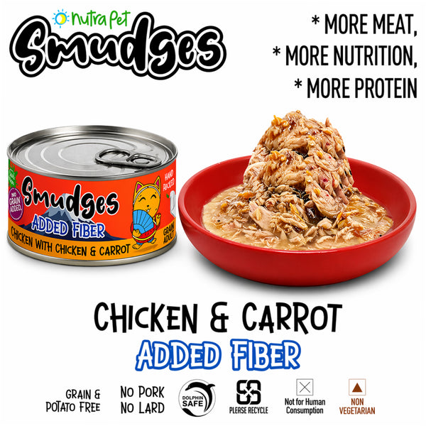 Smudges Tuna Flakes with Chicken and Carrot in Gravy Adult Cat Wet Food
