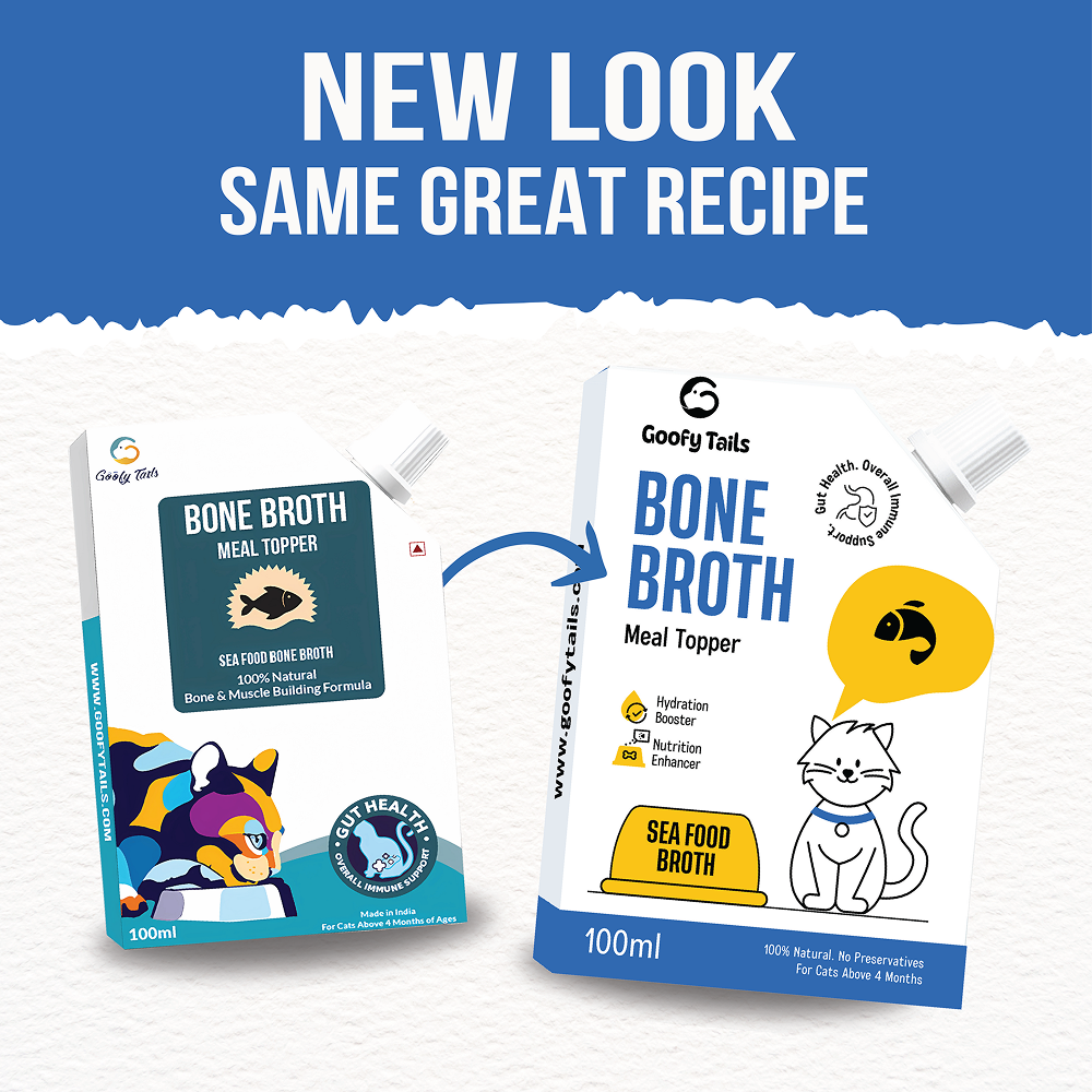 Goofy Tails Seafood Bone Broth for Cats