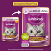 Whiskas Tuna in Jelly, Chicken and Salmon in Gravy Meal Adult Cat Wet Food