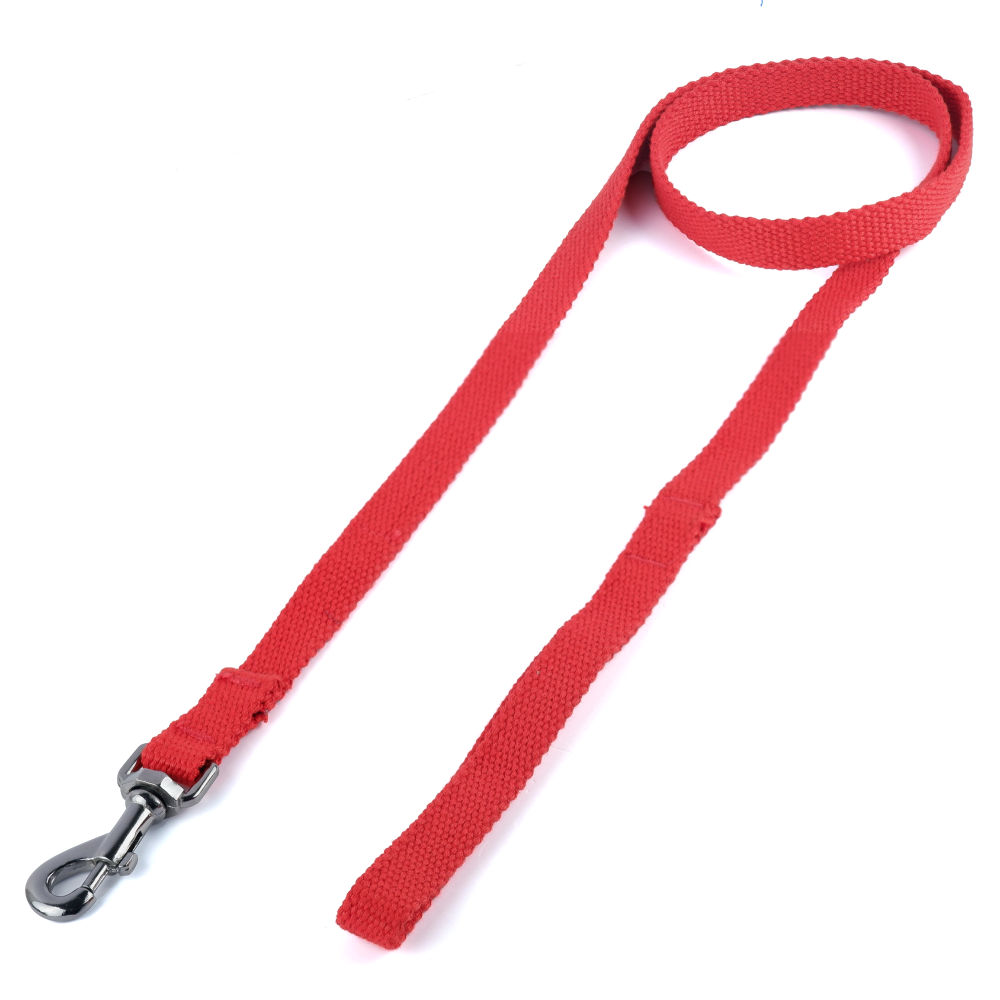 Pets Like Spun Polyester Leash for Dogs (Red)
