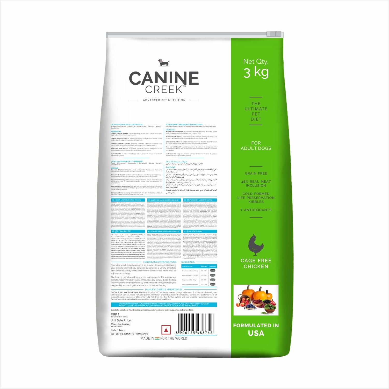 Canine Creek Ultra Premium Adult Dog Dry Food Dogs- Dry Food Canine Creek