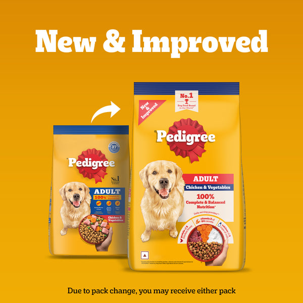 Pedigree Chicken and Vegetables Adult Dry Dog Food