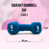 Goofy Tails Gym Series Dumbbell Plush Toy for Dogs (Blue) Dogs-Toys Goofy Tails