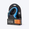 HUFT Retractable Leash With Poop Bag Dispenser for Dogs (Blue) Dogs-Collar, Leashes, harnesses Heads Up for Tails