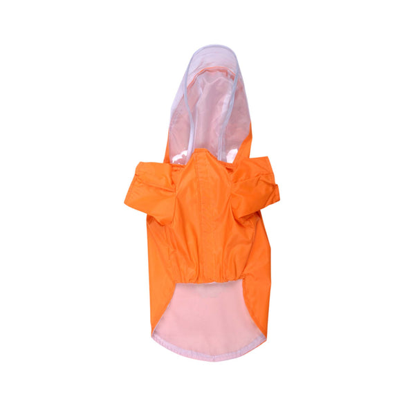 Pets Way Mistiq Orange Rainbhaw Raincoat for Dogs