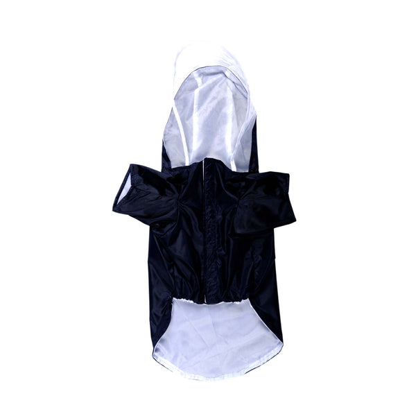 Pets Way Mistiq Coal Paw In The Rain Raincoat for Dogs